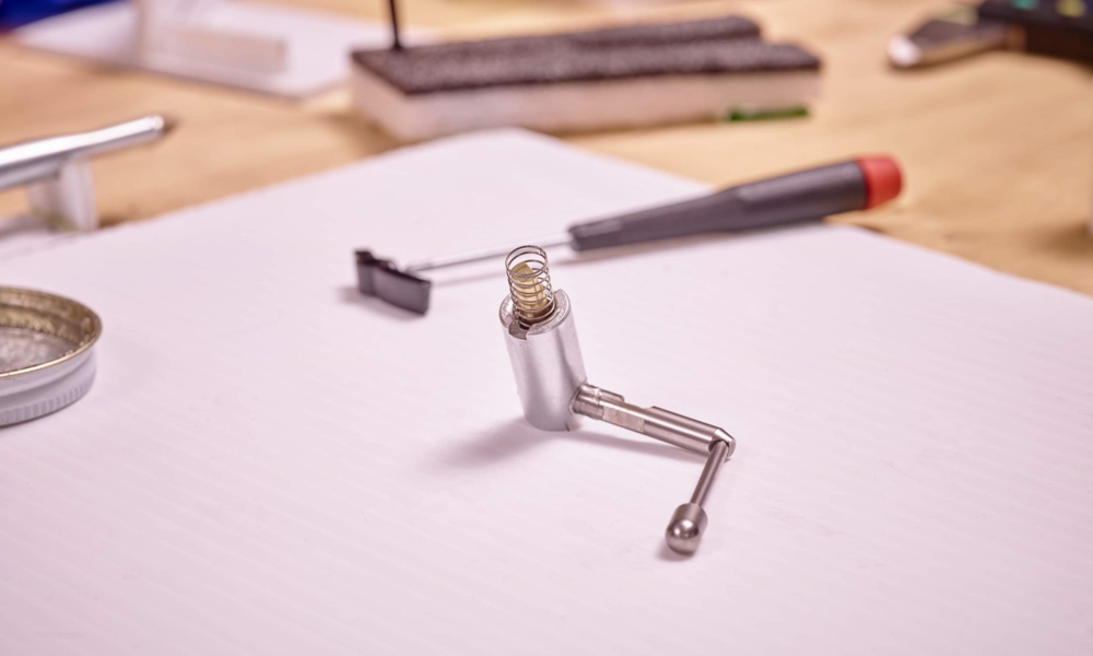 Cue lever assembly process